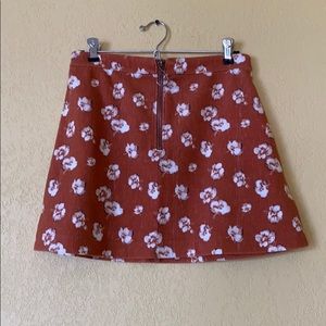 A-line mini skirt